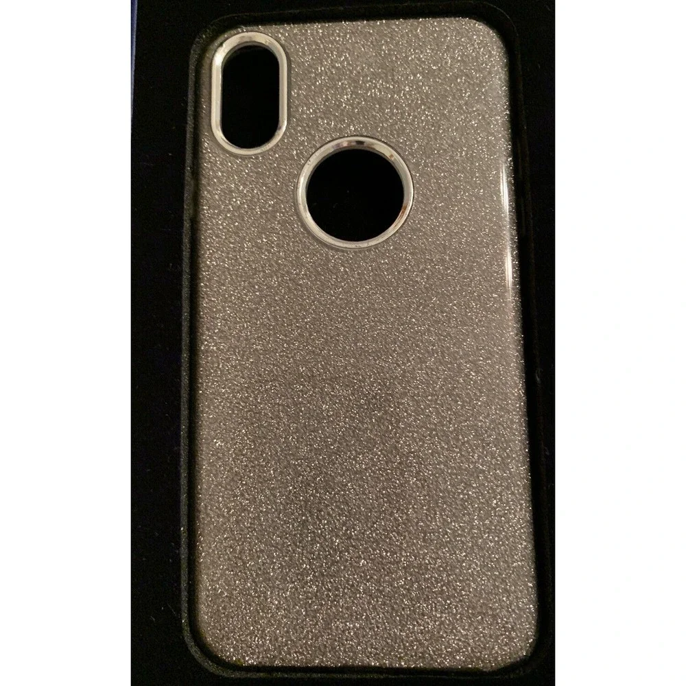 Swarovski # 5392042 Limited Edition Silver Rhinestone‎ Bling Phone Case iPhone X